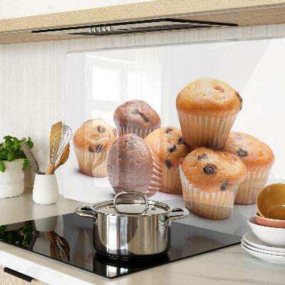 Tabla de cortar Muffins de chocolate y vainilla