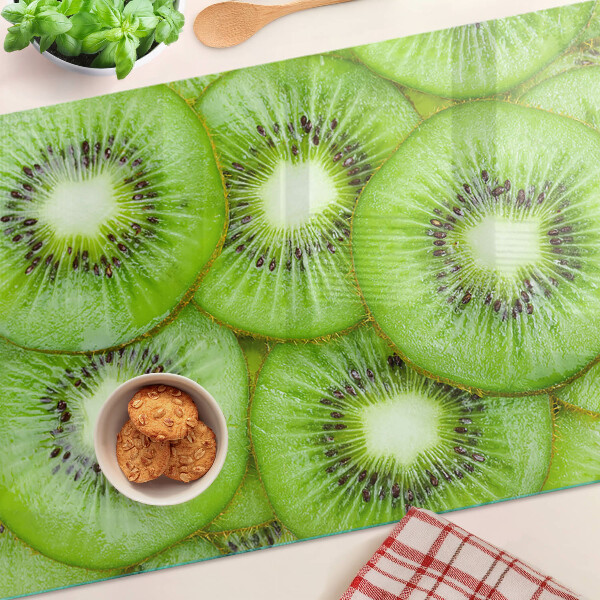 Tabla para cortar rodajas de kiwi