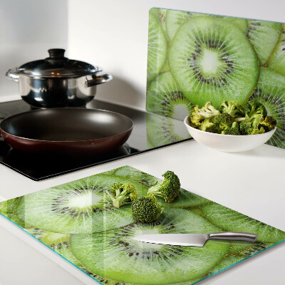 Tabla para cortar rodajas de kiwi