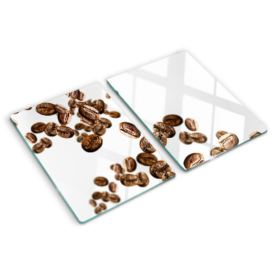 Tabla de cocina Granos de café en movimiento
