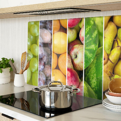 Tabla de cocina Frutas en colores del arco iris