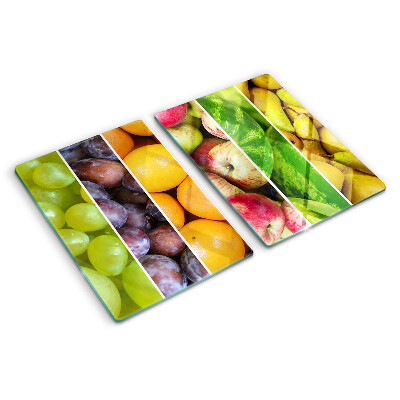 Tabla de cocina Frutas en colores del arco iris