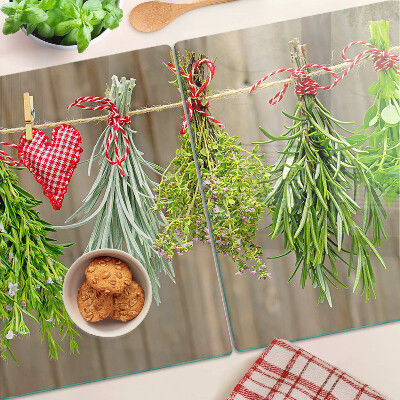 Tabla para cortar Hierbas en una cuerda