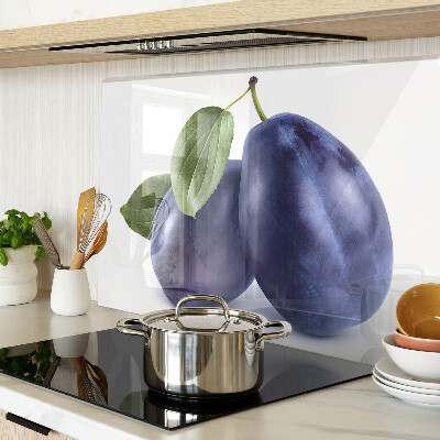 Tabla para cortar Ciruelas con hojas