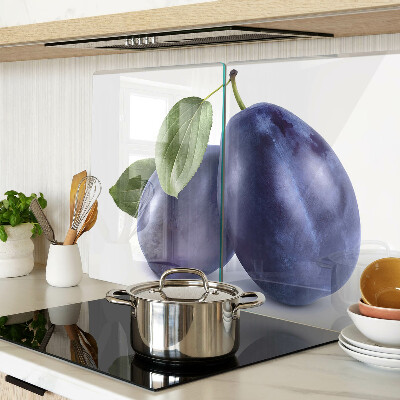 Tabla para cortar Ciruelas con hojas