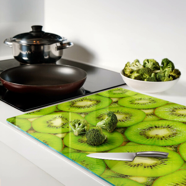 Tabla para cortar rodajas de kiwi