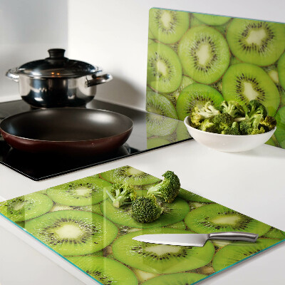 Tabla para cortar rodajas de kiwi