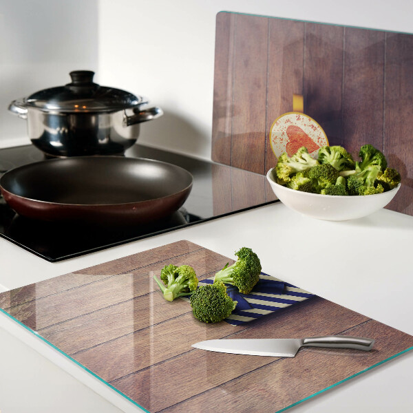 Szklana deska kuchenna Prezent z sercem na filiżance