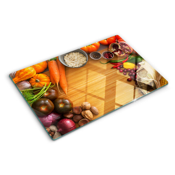 Tabla de cortar Motivo de verduras y frutas
