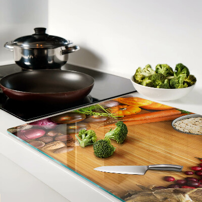 Tabla de cortar Motivo de verduras y frutas