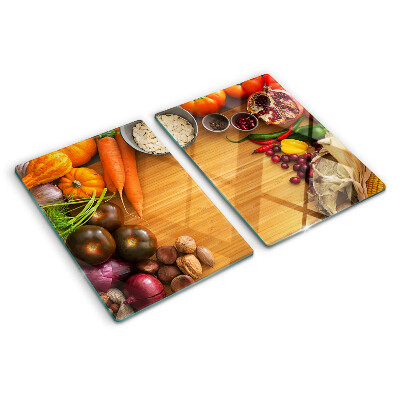 Tabla de cortar Motivo de verduras y frutas