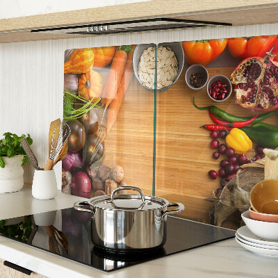 Tabla de cortar Motivo de verduras y frutas