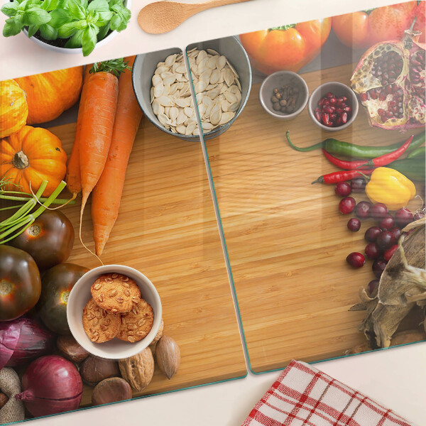 Tabla de cortar Motivo de verduras y frutas