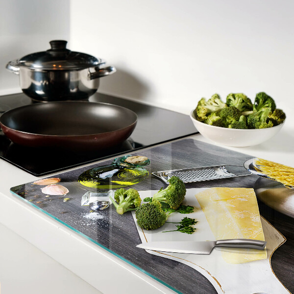 Tabla de cocina Accesorios e ingredientes de cocina