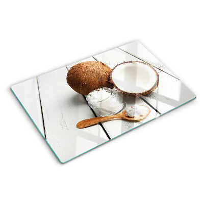 Szklana deska kuchenna Kokos i jego przetwory