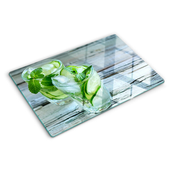 Tabla de cortar Cócteles de menta y pepino