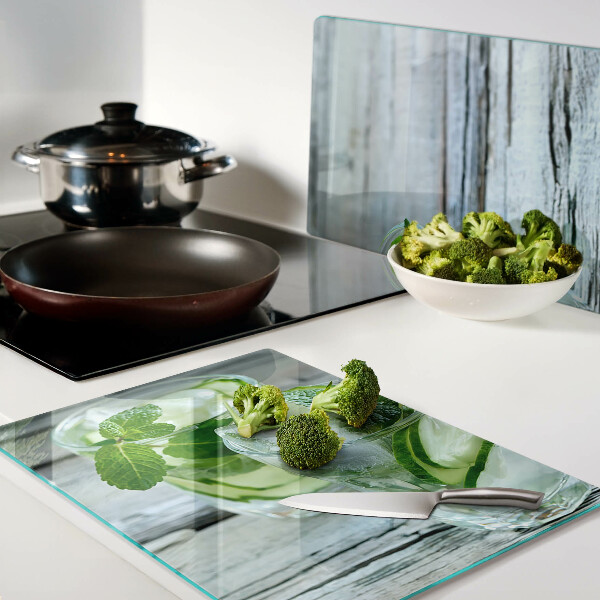 Tabla de cortar Cócteles de menta y pepino