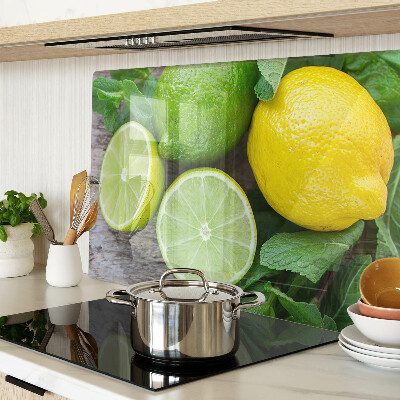 Tabla para cortar Limones y limas con menta