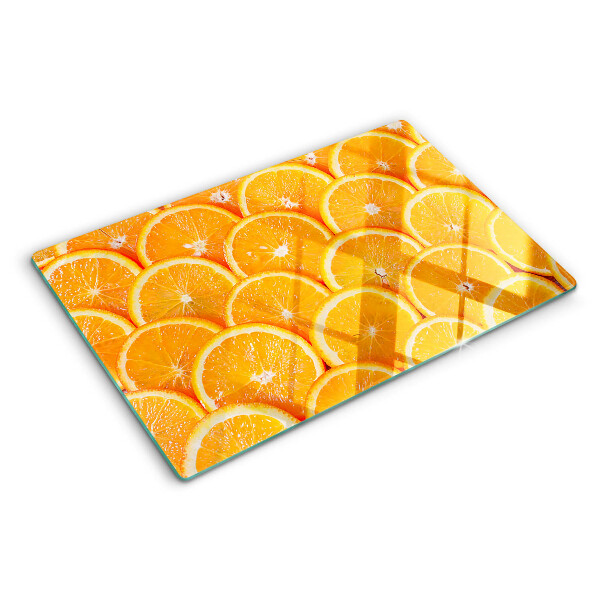 Tabla de cocina rodajas de naranja