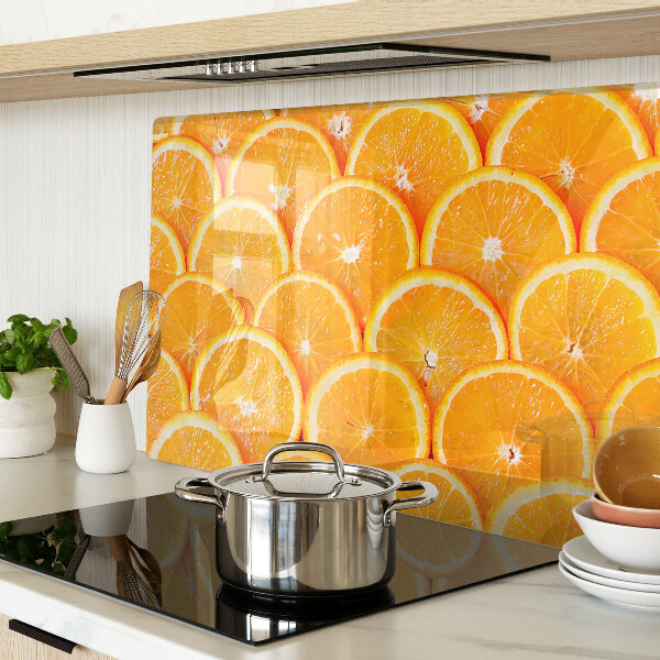 Tabla de cocina rodajas de naranja