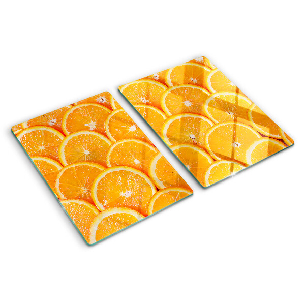 Tabla de cocina rodajas de naranja