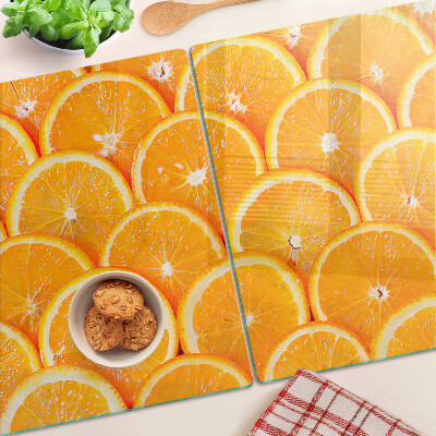 Tabla de cocina rodajas de naranja