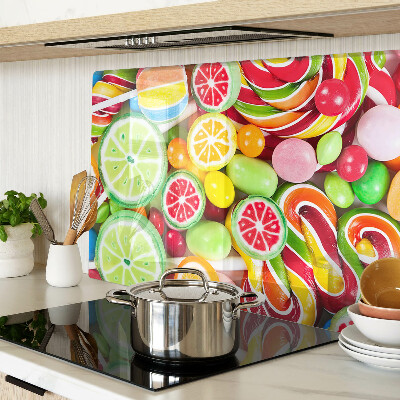 Tabla para cortar Dulces caramelos y frutas