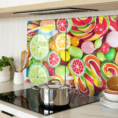 Tabla para cortar Dulces caramelos y frutas