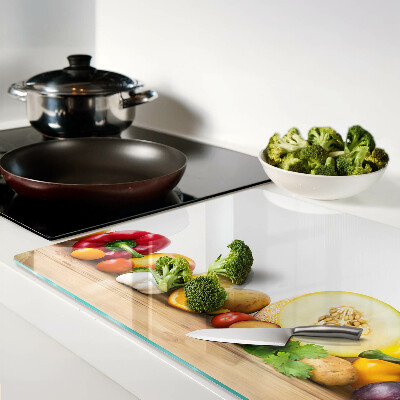 Tabla para cortar Fruta en una tabla