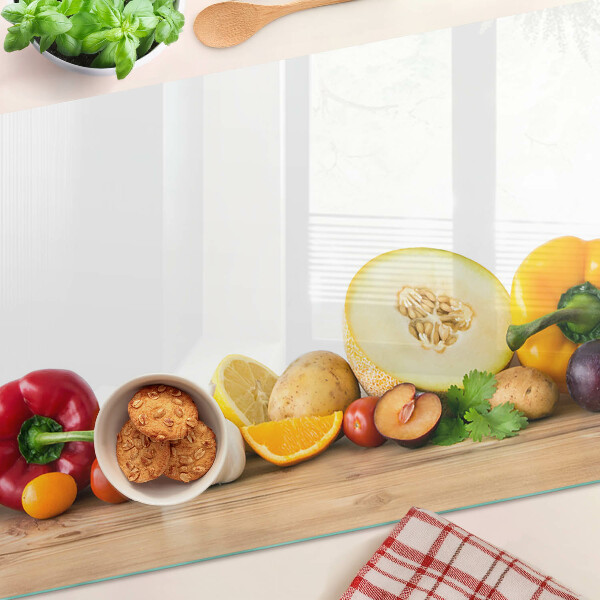 Tabla para cortar Fruta en una tabla