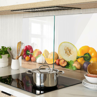 Tabla para cortar Fruta en una tabla