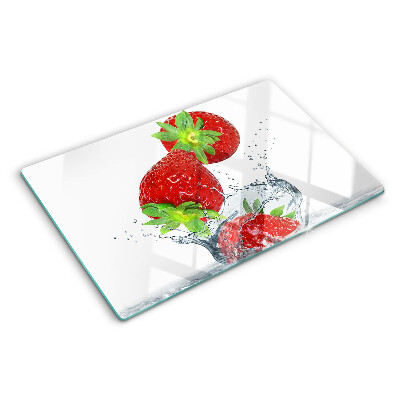 Tabla para cortar Fresas en agua