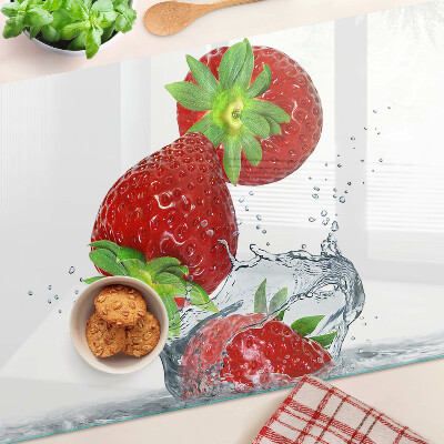 Tabla para cortar Fresas en agua