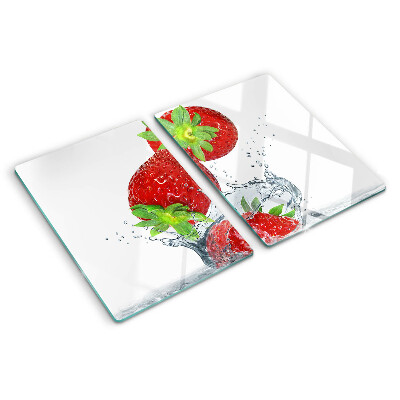 Tabla para cortar Fresas en agua