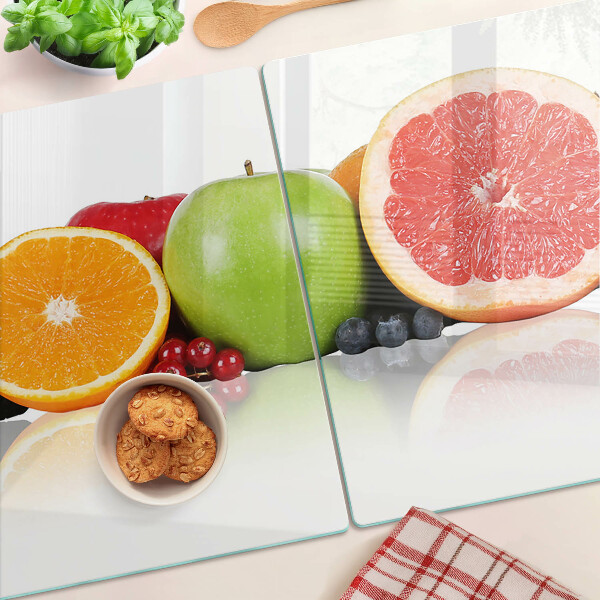 Tabla para cortar Frutas cítricas en colores pastel