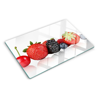 Tabla de cortar de cristal Frutos del bosque