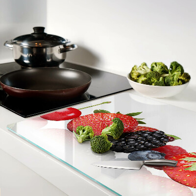 Tabla de cortar de cristal Frutos del bosque