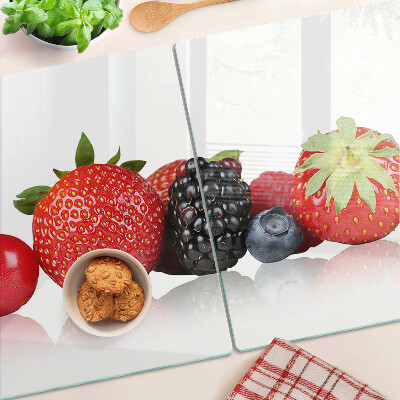 Tabla de cortar de cristal Frutos del bosque