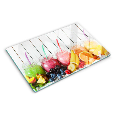 Tabla de cocina Cócteles de frutas con añadidos