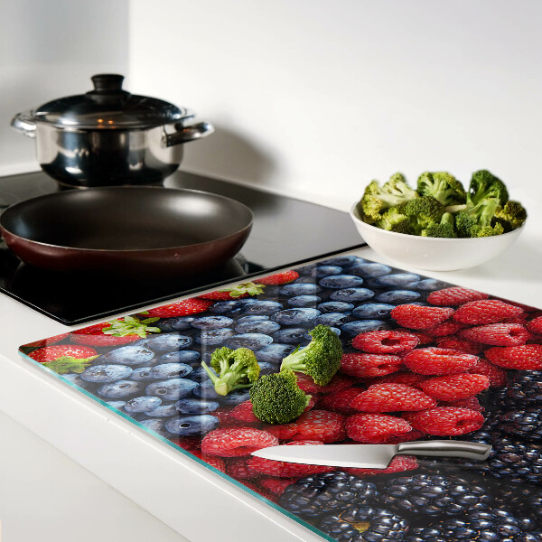 Tabla de cortar de cristal Frutos del bosque