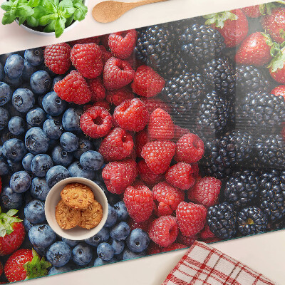 Tabla de cortar de cristal Frutos del bosque