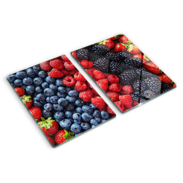 Tabla de cortar de cristal Frutos del bosque