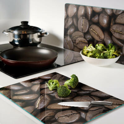 Szklana deska do krojenia Ziarna kawy