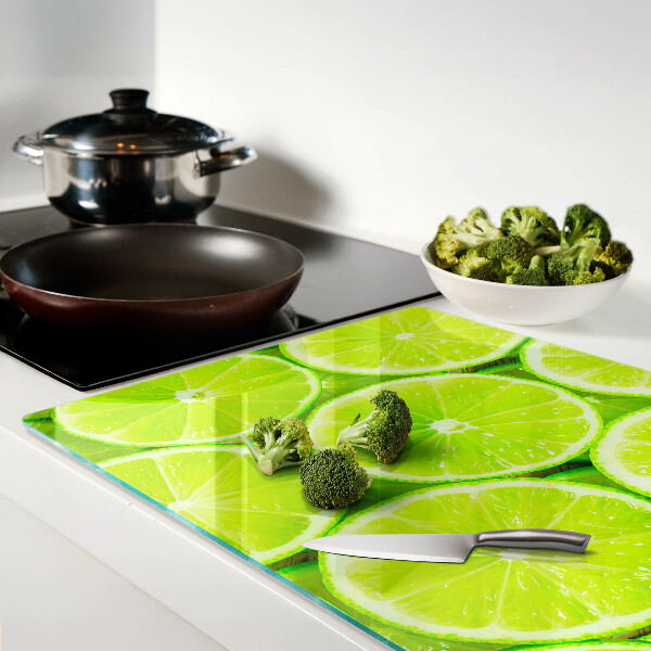 Szklana deska do krojenia Plastry limonki