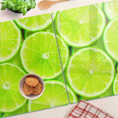 Szklana deska do krojenia Plastry limonki