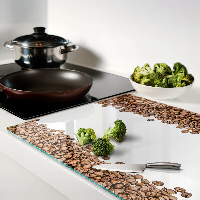 Szklana deska kuchenna Ziarna kawy