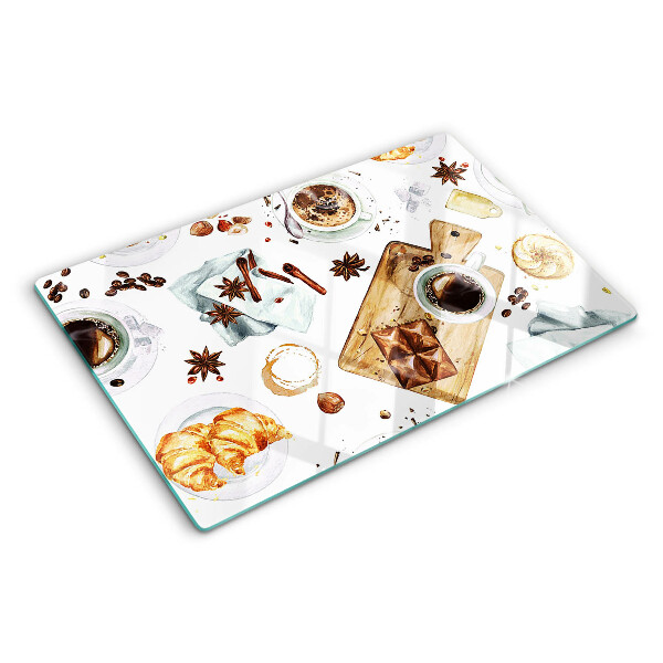 Tabla para cortar Delicias de café y productos horneados