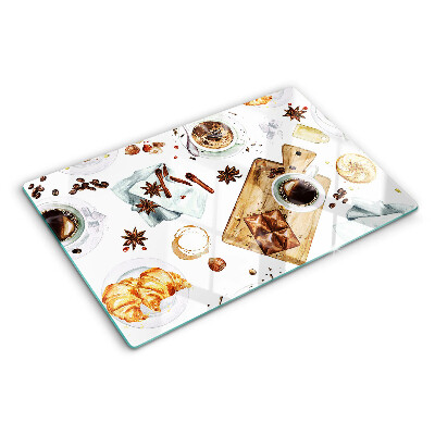 Tabla para cortar Delicias de café y productos horneados