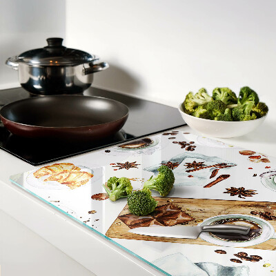 Tabla para cortar Delicias de café y productos horneados