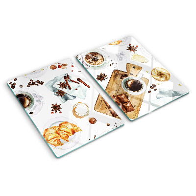 Tabla para cortar Delicias de café y productos horneados